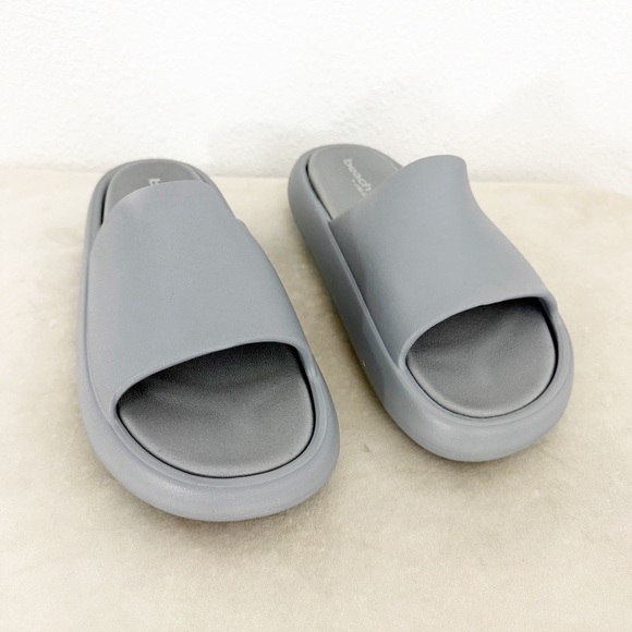 Gray Slide Sandals - Picture 1 of 7